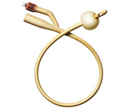 Bardia 2-Way Latex Foley Catheter Silicone Coated Unisex 18Fr 40Cm 10Ml Each