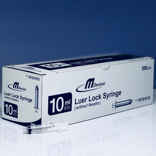 M Devices Syringe 10Ml L-Lock Box 100