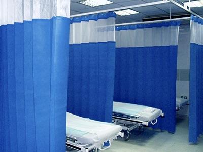 Anti Mrsa Disposable Curtain With Mesh 7.5Mx2.5M Purple