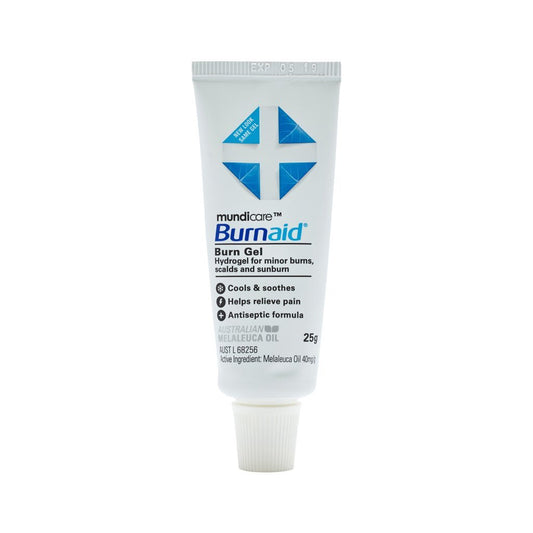 Mundicare Burnaid Burn Gel 25G