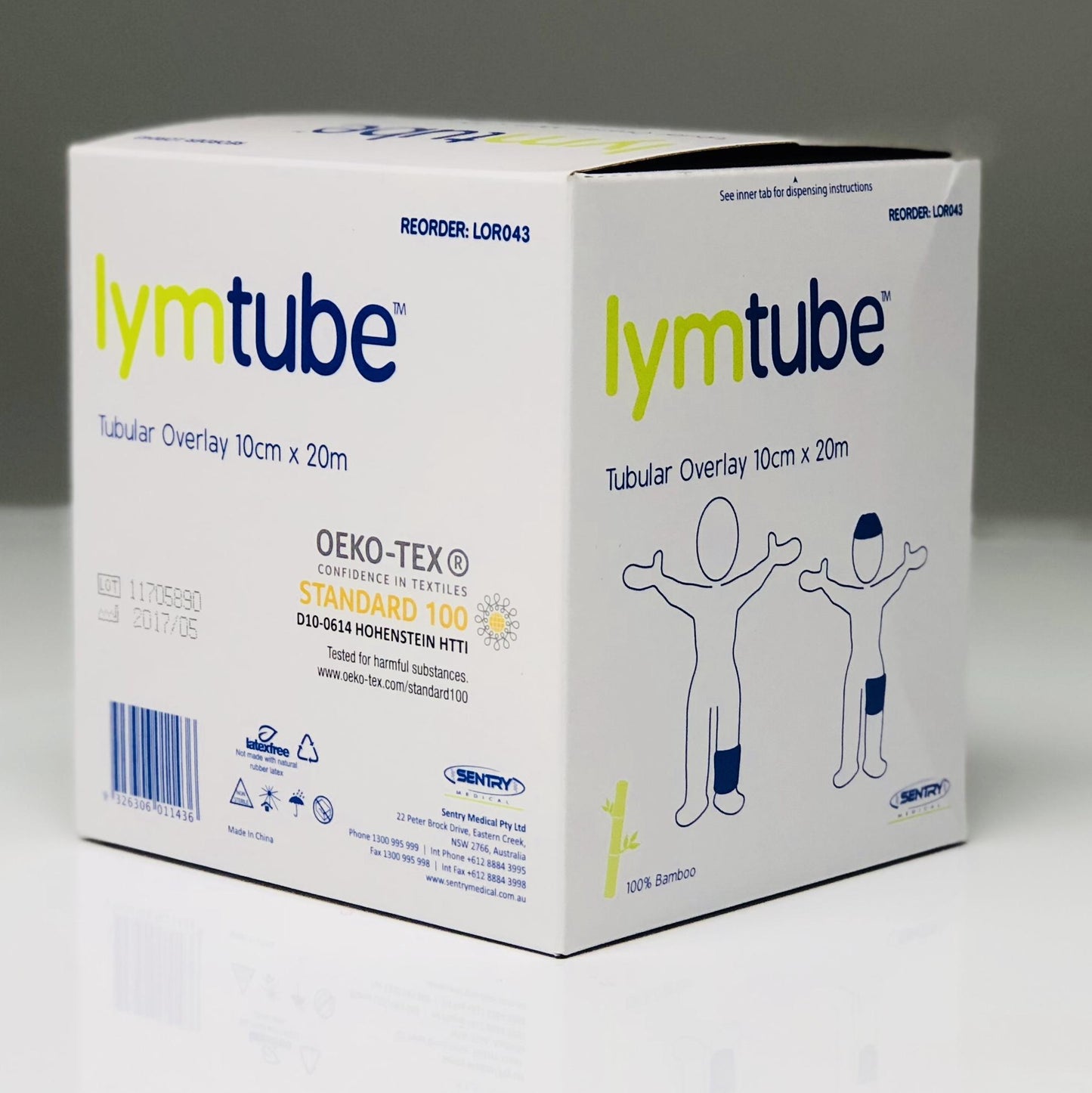 Lymtube Tubular Overlay 10Cmx20M Each