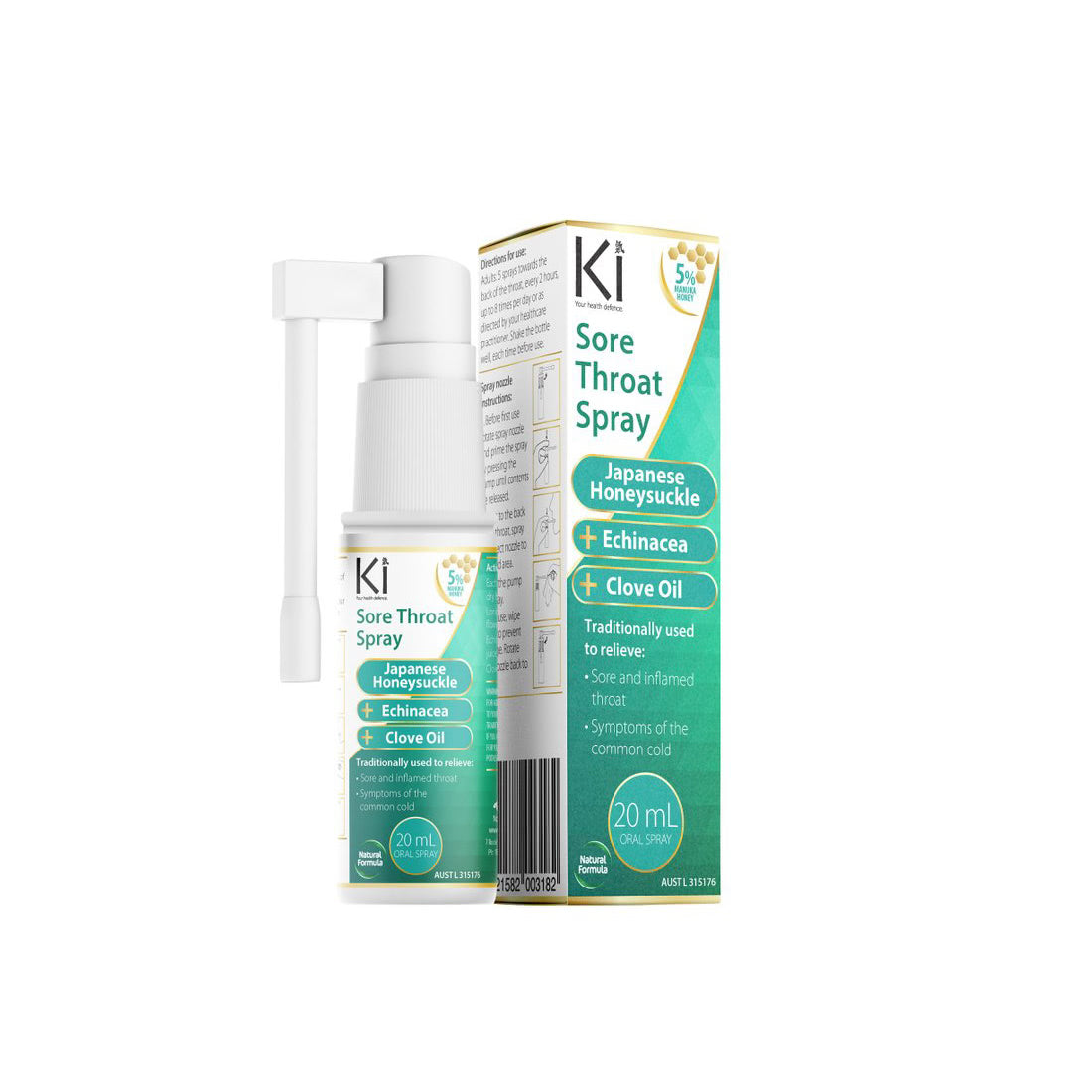 Ki Sore Throat Spray 20ml