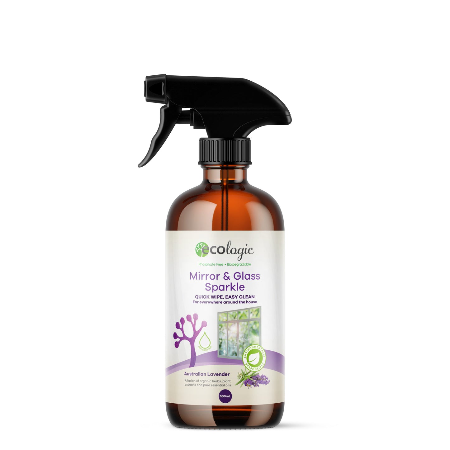 ECOLogic Mirror & Glass Sparkle 500mL
