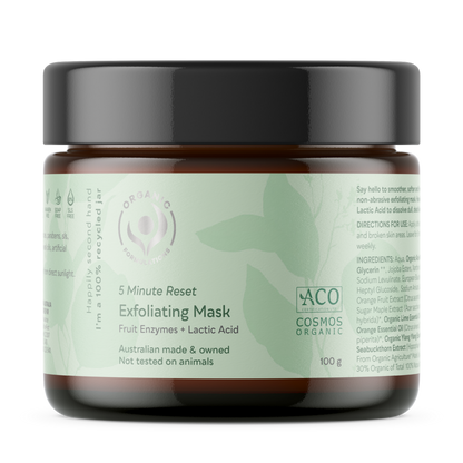 Organic Formulations 5 Minute Reset Exfoliating Mask 100g