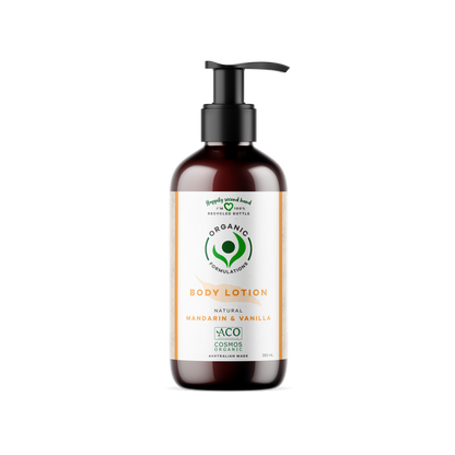 Organic Formulations Mandarin & Vanilla Body Lotion 250ml