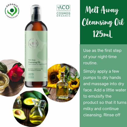 Organic Formulations Melt Away Cleansing Oil 125ml