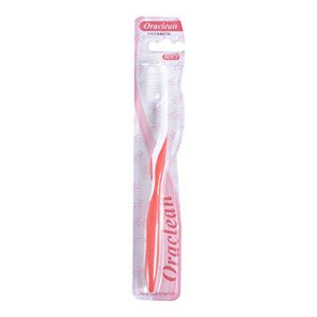Oraclean Soft Bendable Toothbrush Red Each