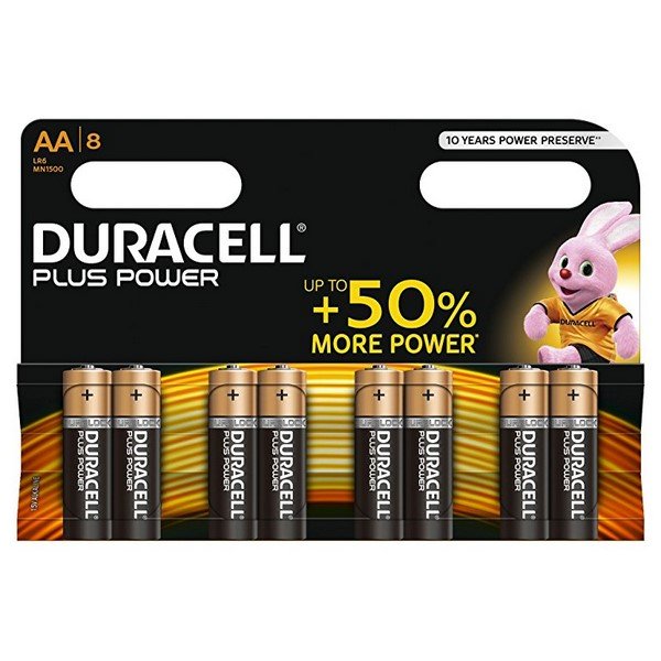 Battery Duracell Aa Pkt 8