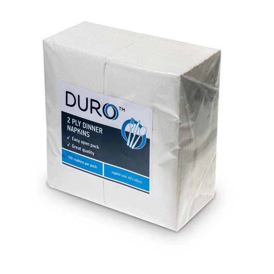 Duro Dinner Napkin 2Ply 40Cmx40Cm Ctn 1000