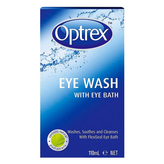 Optrex Eye Wash + Eye Bath 110Ml Each