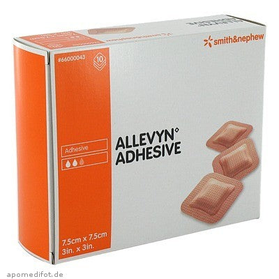 Allevyn Adhesive 7.5Cmx7.5Cm Box 10