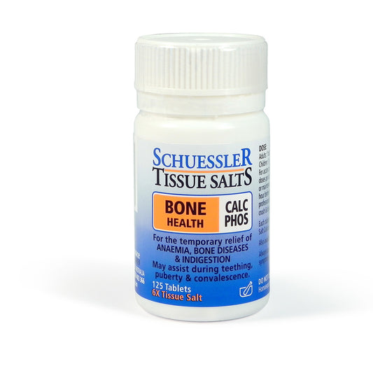 Schuessler Tissue Salts 125 Tablets – Calc Phos 6X
