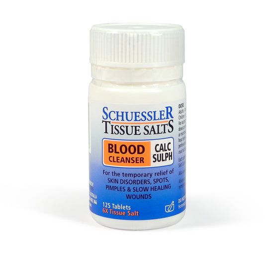 Schuessler Tissue Salts 125 Tablets – Calc Sulph 6X