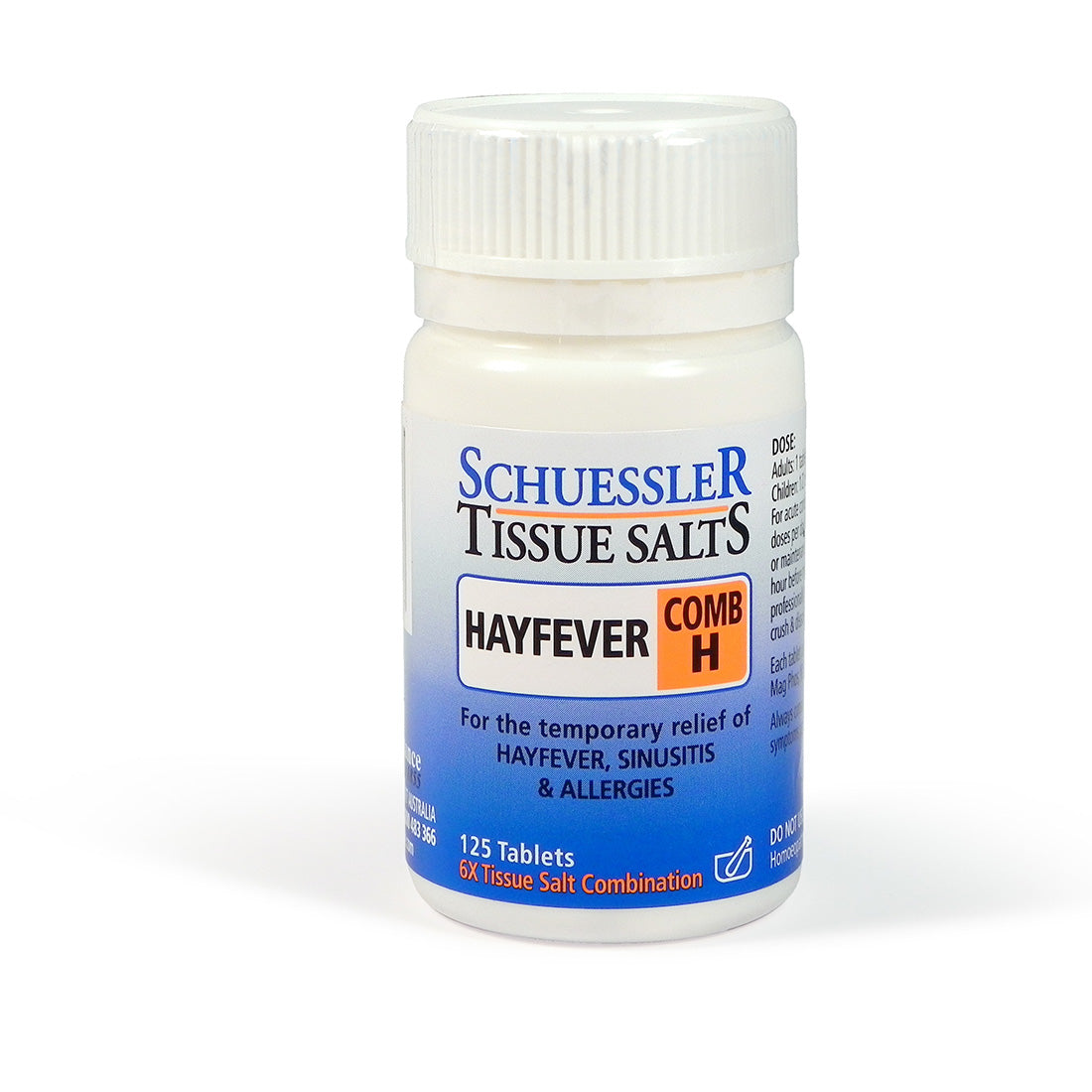 Schuessler Tissue Salts 125 Tablets – Comb H