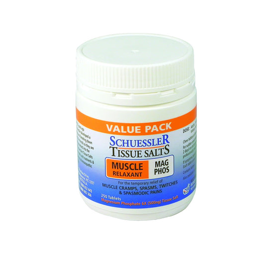 Schuessler Tissue Salts 250 Tablets – Mag Phos 6X