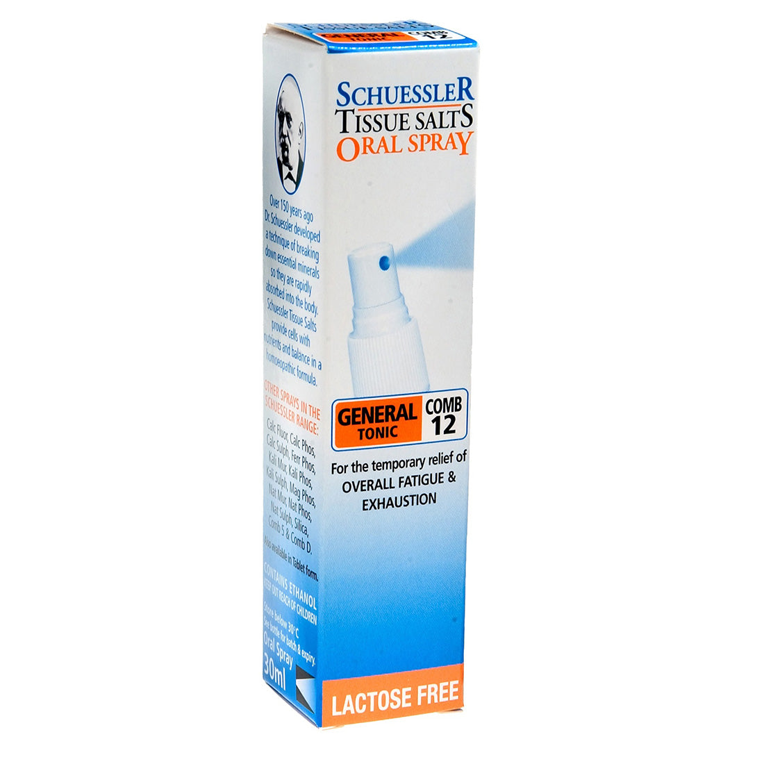 Schuessler Tissue Salts 30ML Spray – Comb 12 6X