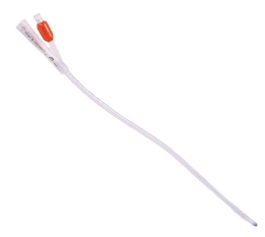 Silicone 2-Way Foley Catheter 14Fr 40Cm 10Ml Balloon