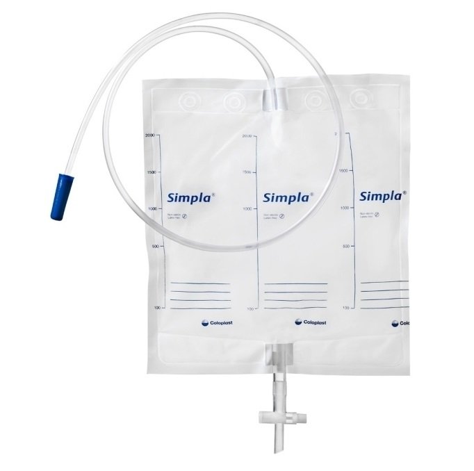 Simpla S4 Night Drainage Bag Sterile 2000Ml 120Cm Each - MyAussieChemist