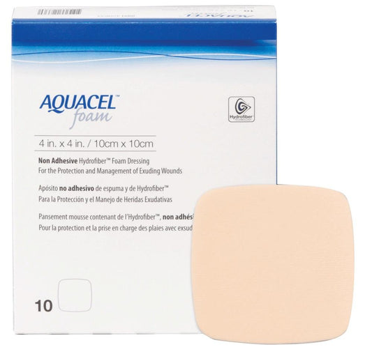 Aquacel Foam Non-Adhesive 10Cmx10Cm Box 10