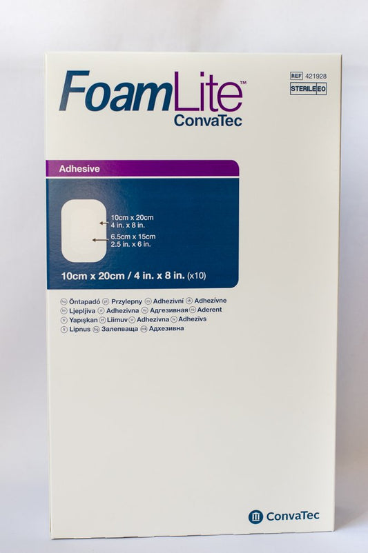 Aquacel Foam Lite 10Cmx20Cm Box 10