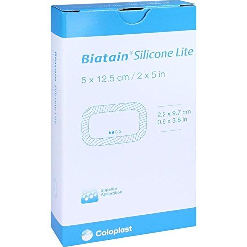 Biatain Silicone Lite Foam 5Cmx12.5Cm Box 5