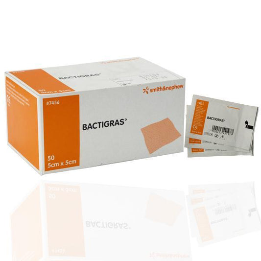 Bactigras 5Cmx5Cm Box 50
