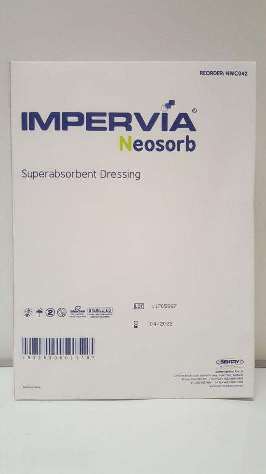 Impervia Neosorb 15Cmx20Cm Box 20