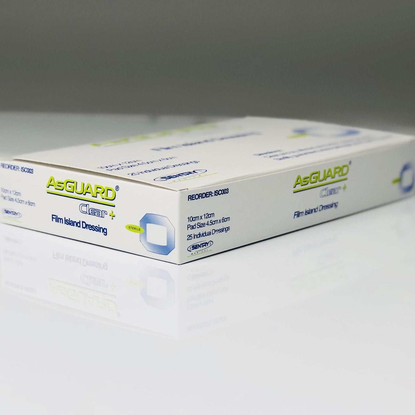 Asguard Clear Film Dressing 10Cmx12Cm Box 25