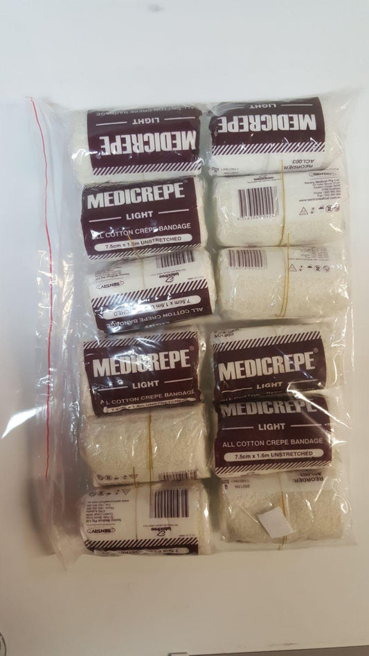 Medicrepe Light 7.5Cmx1.6M Pkt12