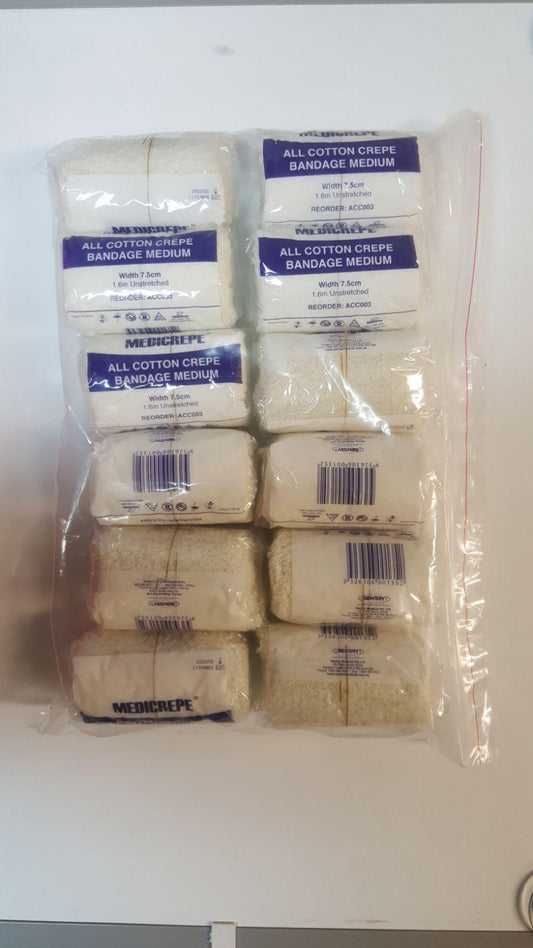 Medicrepe Medium 7.5Cmx1.6M Pkt12