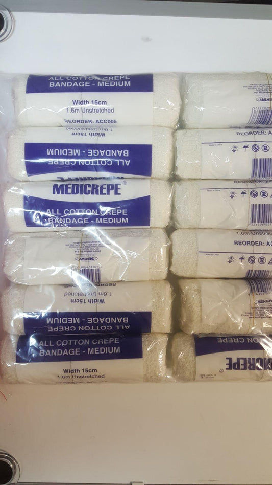 Medicrepe Medium 15Cmx1.6M Pkt12