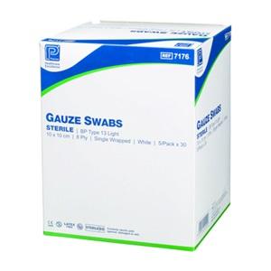 Gauze Swabs Sterile 5Cmx5Cm Box 50