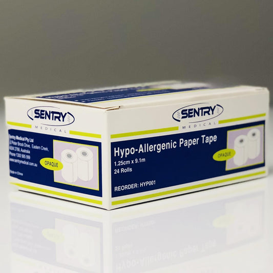 Hypo-Allergenic Paper Tape 1.25Cmx9.1M Box 24