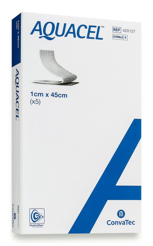 Aquacel Ag Ribbon 1Cm X 45Cm Box 5