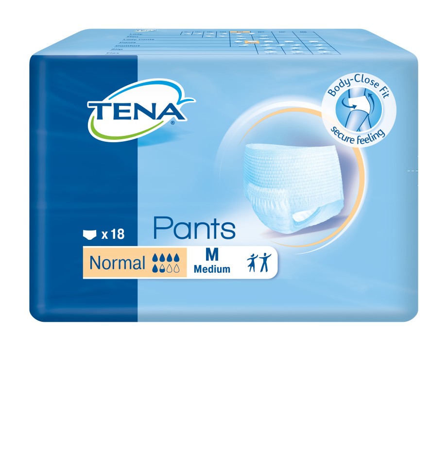 Tena Pants Normal Medium Pkt 18