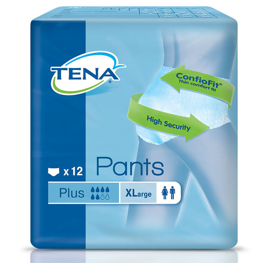 Tena Pants Plus X-Large Pkt 12