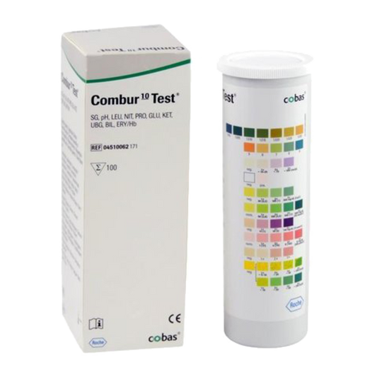 Roche Combur 10 Urine Test Strips Pkt 100