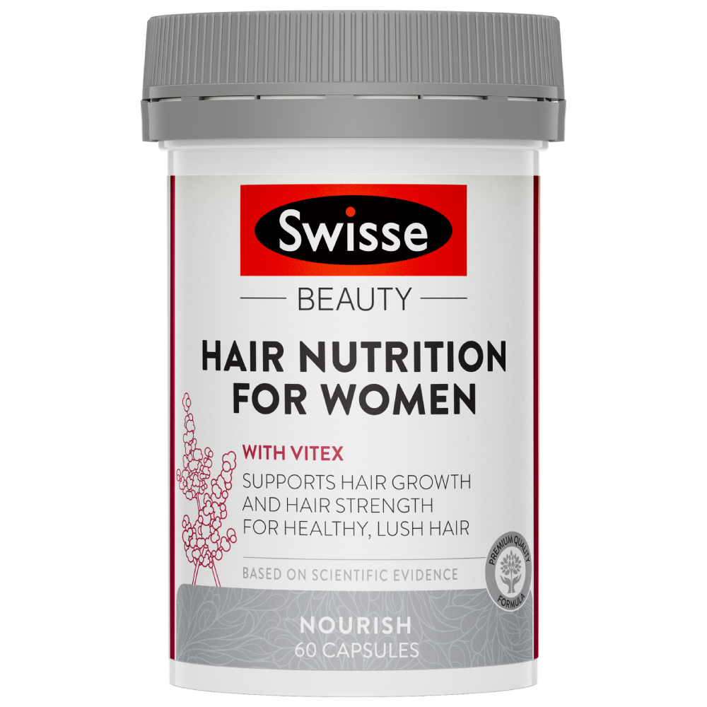 2XSwisse Beauty Hair Nutrition for Women 60 Capsules Supports Healthy Hair Growth